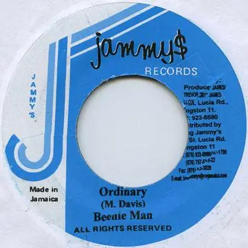 ReggaeCollector.com - Beenie Man - Ordinary (Jammys) Don’t Miss Out