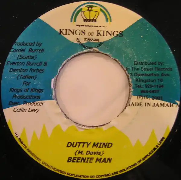 ReggaeCollector.com - Beenie Man - Dutty Mind (Kings Of Kings JM) Worldwide Shipping