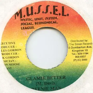 ReggaeCollector.com - Beenie Man - Glamie Better (Mussel) Wholesale