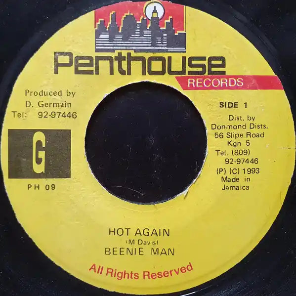 ReggaeCollector.com - Beenie Man - Hot Again (Penthouse Records JM) Premium
