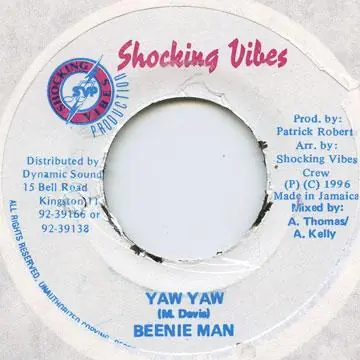 Limited Time ReggaeCollector.com - Beenie Man - Yaw Yaw (Shocking Vibes)