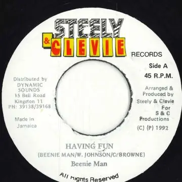 Buy Online ReggaeCollector.com - Beenie Man - Having Fun (Steely & Clevie)