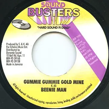 Fan Favorite ReggaeCollector.com - Beenie Man - Gummie Gummie Gold Mine (Sound Busters)