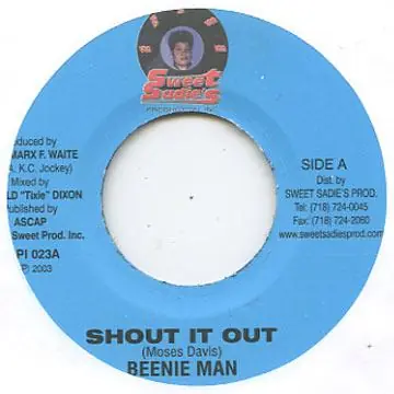 Hassle-Free Returns ReggaeCollector.com - Beenie Man - Shout It Out (Sweet Sadies US)