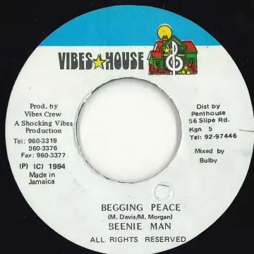 Fan Favorite ReggaeCollector.com - Beenie Man - Begging Peace (Vibes House)