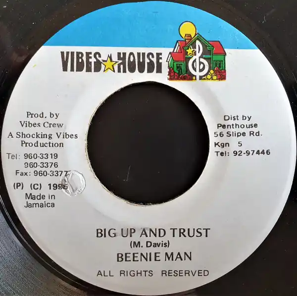 ReggaeCollector.com - Beenie Man - Big Up And Trust (Vibes House JM) Factory Price