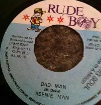 Secure Checkout ReggaeCollector.com - Beenie Man / Andrew Thomas & Steven "Lenky" Marsde - Bad Man / Version Dis 'N' Dat (Rude Boy JM)