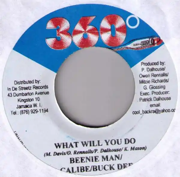 Instant Buy ReggaeCollector.com - Beenie Man / Calibe / Buck Dee - What Will You Do (360° JM)