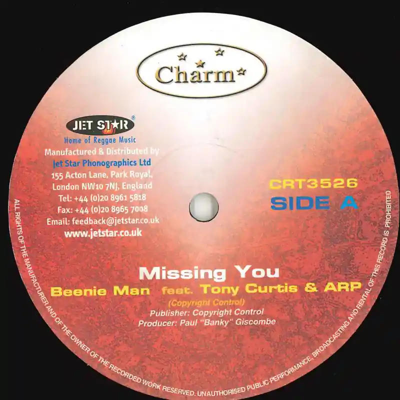 Viral ReggaeCollector.com - Beenie Man / LUST - Missing You / Sweetness Of Your Love (CHARM UK)