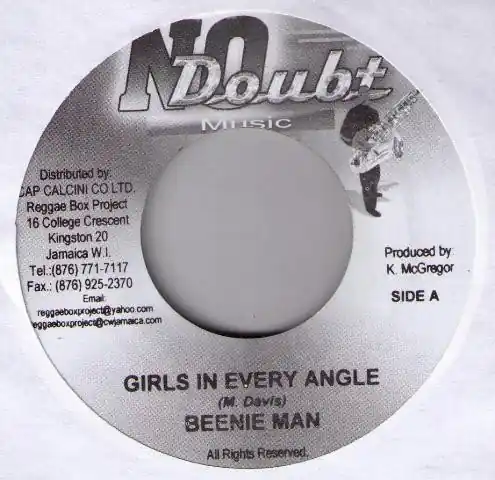 Trusted Brand ReggaeCollector.com - Beenie Man / Zumjay - Girls In Every Angle / Bad Man (No Doubt Music JM)