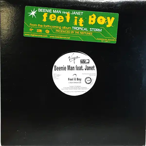 ReggaeCollector.com - Beenie Man, Janet Jackson - Feel It Boy (Virgin US) Direct From Factory
