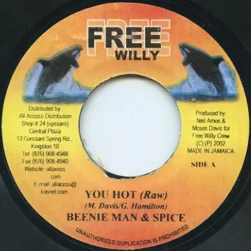 Buy Direct ReggaeCollector.com - Beenie Man, Spice - You Hot (Raw) (Free Willy)