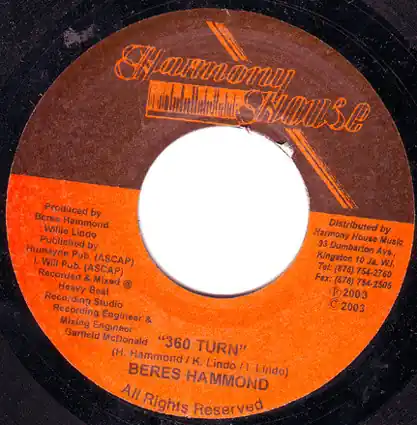 Buy Today ReggaeCollector.com - Beres Hammond - 360 Turn (Harmony House JM)