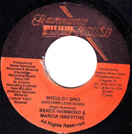 Reduced Price ReggaeCollector.com - Beres Hammond & Marcia Griffiths - Should I Sing (Harmony House JM)