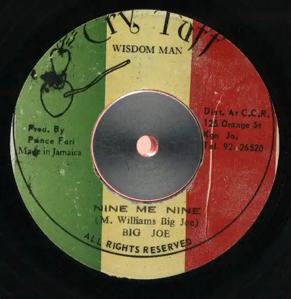 ReggaeCollector.com - Big Joe - Nine Me Nine (Cry Tuff JM) Crafted