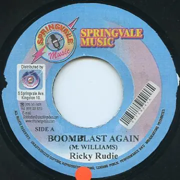 Editor’s Pick ReggaeCollector.com - Bling Dawg (Ricky Rudie) - Boomblast Again (Springvale Music)