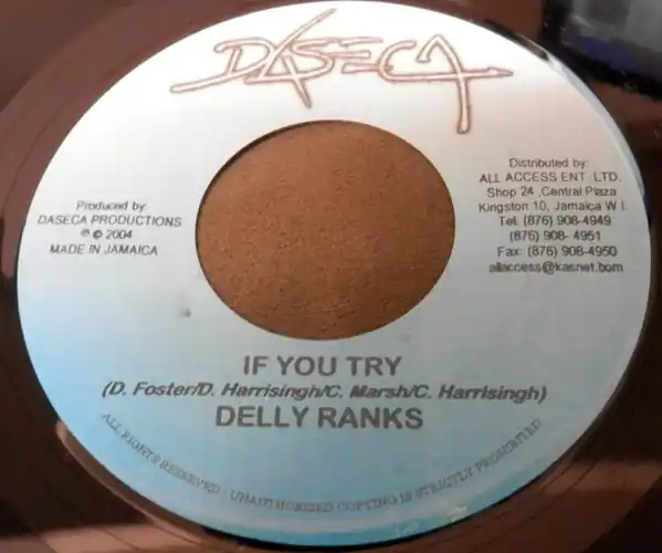ReggaeCollector.com - Bling Dawg / Delly Ranks - Endlessly / If You Try (Daseca JM) One Day Deal