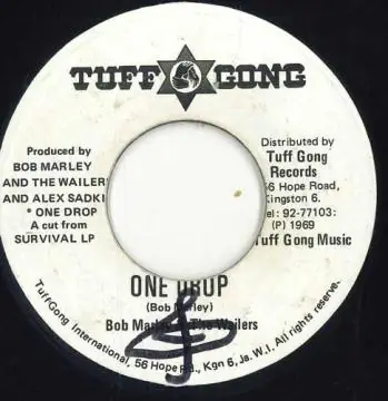 ReggaeCollector.com - Bob Marley, Wailers - One Drop (Tuff Gong) Buy Online