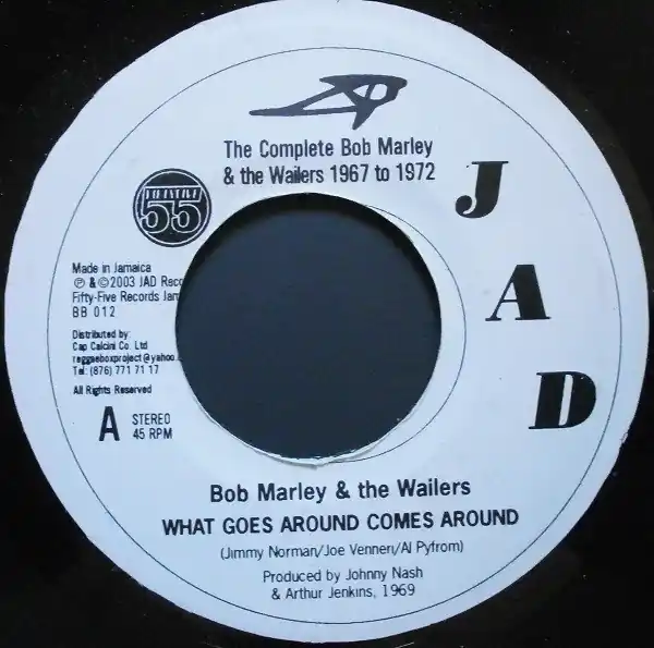Wholesale ReggaeCollector.com - Bob Marley & The Wailers - What Goes Around Comes Around (JAD, Fifty Five JM)