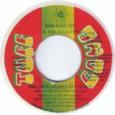 ReggaeCollector.com - Bob Marley & The Wailers - One Love / People Get Ready (Tuff Gong JM) Fresh Stock