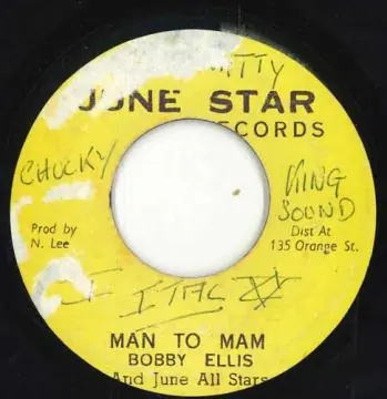 ReggaeCollector.com - Bobby Ellis, June All Stars - Man To Man (June Star) Reduced Price
