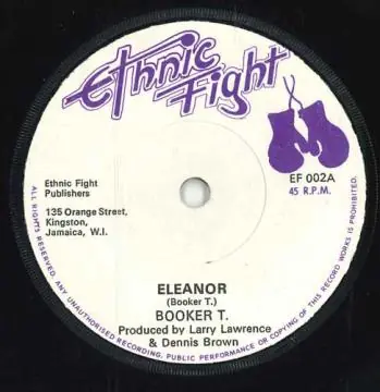 Special Discount ReggaeCollector.com - Booker T - Eleanor (Ethnic Fight UK)
