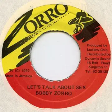Free Delivery ReggaeCollector.com - Bobby Zarro - Lets Talk About Sex (Zorro JM)