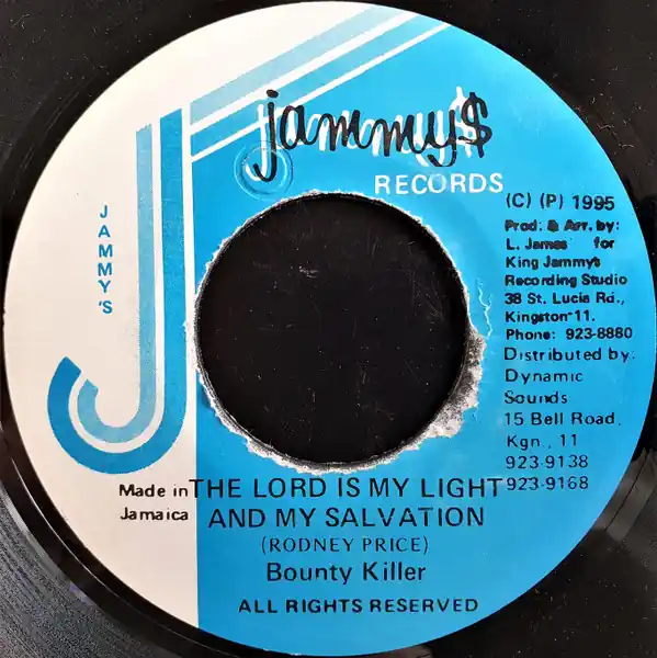 ReggaeCollector.com - Bounty Killer - The Lord Is My Light And My Salvation (Jammy's Records JM) Clearance