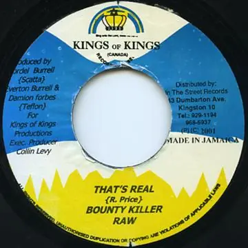 ReggaeCollector.com - Bounty Killer - That's Real (Kings Of Kings) Viral