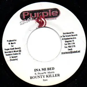 ReggaeCollector.com - Bounty Killer - Ina Mi Bed (Purple Skunk Records JM) Shop Now