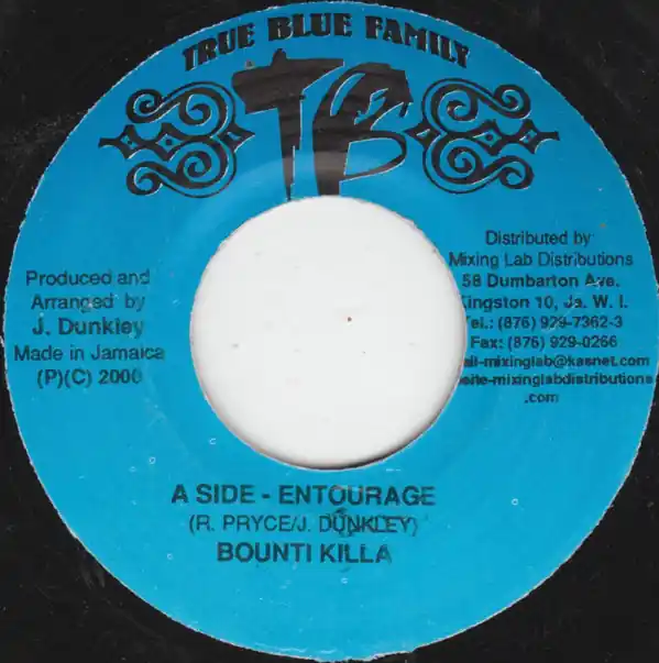 ReggaeCollector.com - Bounty Killer - Entourage (True Blue Family JM) Fan Favorite