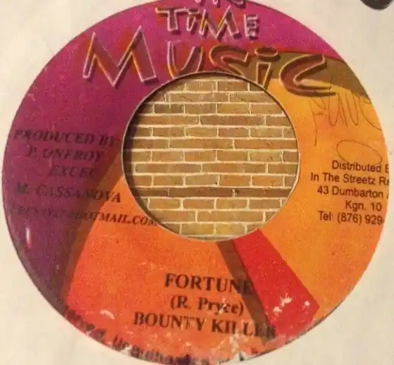 Instant Buy ReggaeCollector.com - Bounty Killer / Kiprich - Fortune / Bedroom (In Time Music JM)