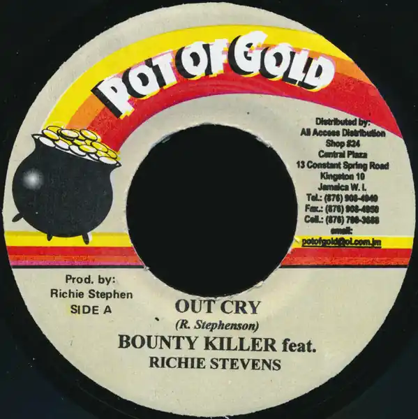 ReggaeCollector.com - Bounty Killer, Richie Stephens - Out Cry (Pot Of Gold JM) Free Returns
