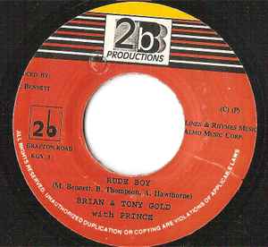 ReggaeCollector.com - Brian & Tony Gold - Rude Boy (2b Productions JM) Buy Direct