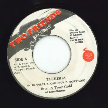 Exclusive Offer ReggaeCollector.com - Brian & Tony Gold - Teckisha (Two Friends)