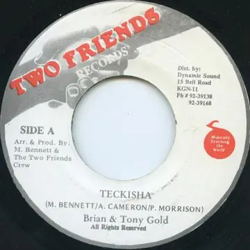 Hassle-Free Returns ReggaeCollector.com - Brian & Tony Gold - Teckisha (Two Friends)