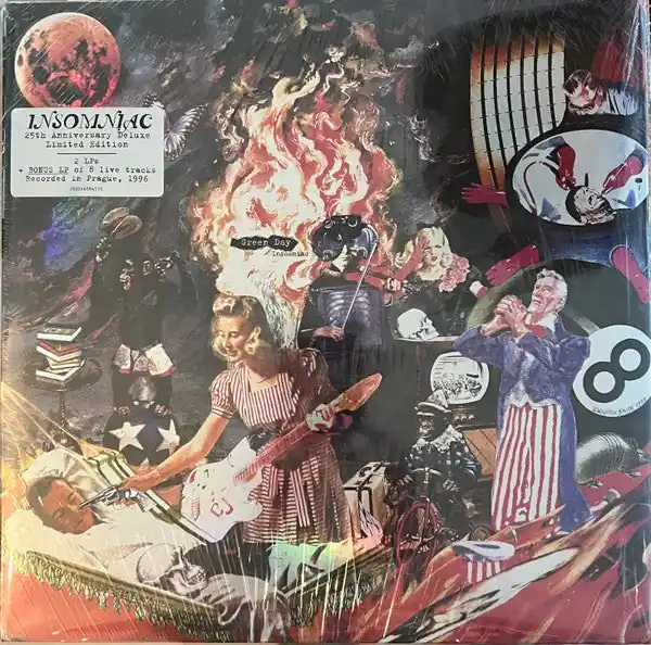 Buy Green Day : Insomniac (LP, Album, RE + LP, S/Sided, Etch + Dlx, Ltd, 25t) Online for a great price Clearance