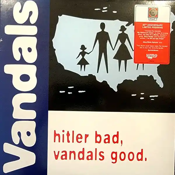 Crafted Buy Vandals* : Hitler Bad, Vandals Good. (LP, Album, Ltd, Blu) Online for a great price
