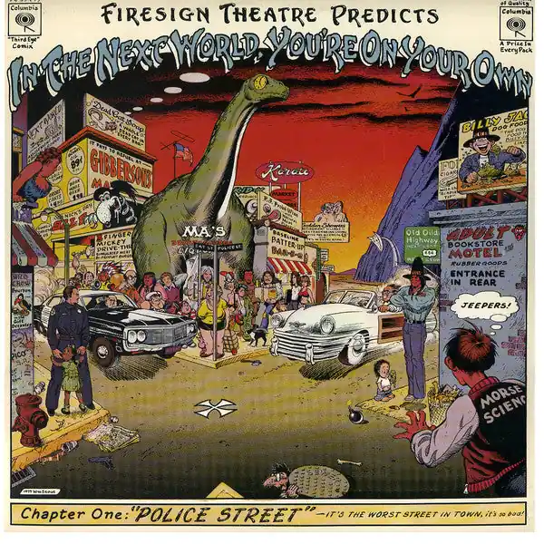 Exclusive Buy The Firesign Theatre : In The Next World, You're On Your Own (LP, Album, San) Online for a great price