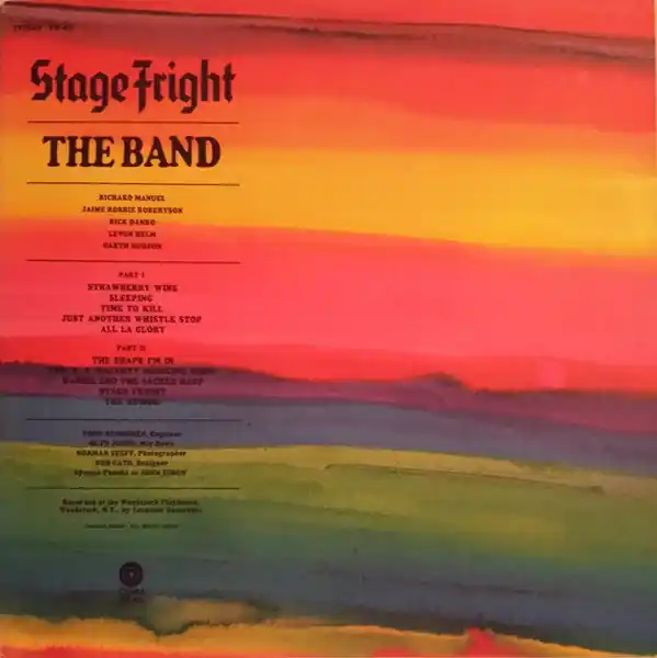Buy The Band : Stage Fright (LP, Album, Jac) Online for a great price In Demand