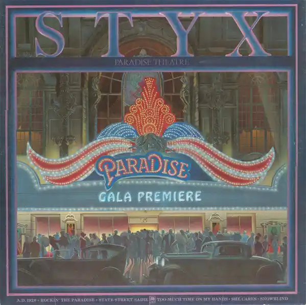 Buy Styx : Paradise Theatre (LP, Album, Etch, Eur) Online for a great price Big Sale