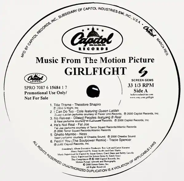 Buy Various : Girlfight: Music From The Motion Picture (LP, Comp, Promo) Online for a great price Seasonal Sale