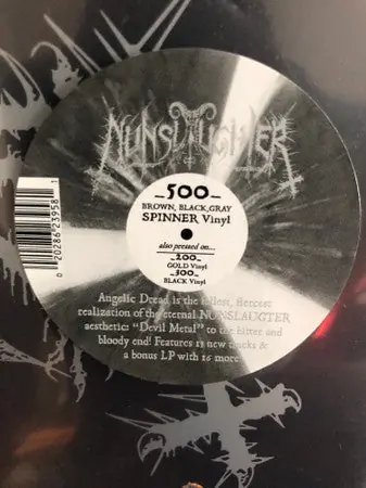 Buy NunSlaughter : Angelic Dread (LP, Album, RE, Bro) Online for a great price Limited Offer