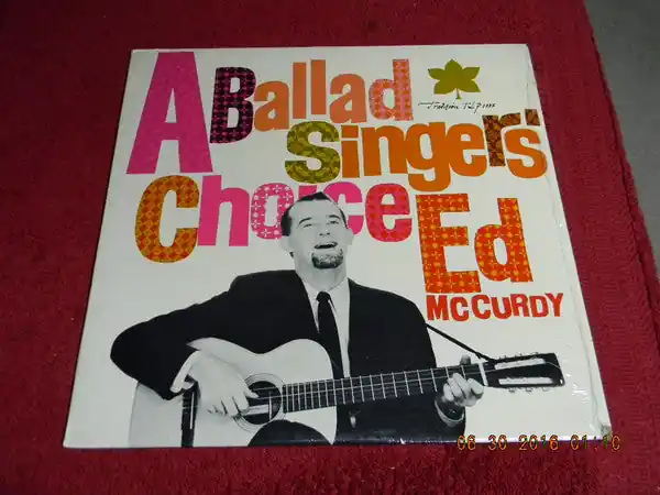 Instant Buy Buy Ed McCurdy : A Ballad Singer's Choice (LP, RE) Online for a great price