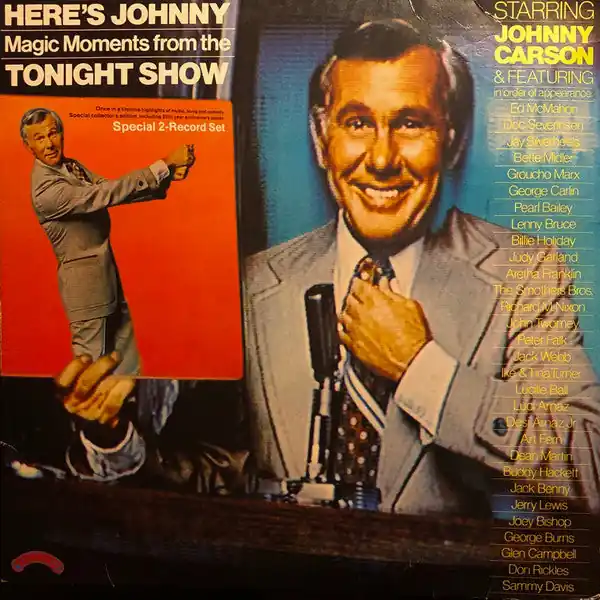 Buy Johnny Carson : Here's Johnny.... Magic Moments From The Tonight Show (2xLP, Album) Online for a great price Instant Buy