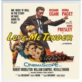 Elvis Presley - Love Me Tender (Flaming Star Exclusive) Black 2-LP and CD In Demand