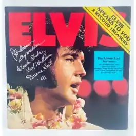 Elvis Presley \\u2013 Elvis Speaks to You LP (Signed by The Jordanaires \\u2013 1991) Budget