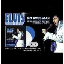 High Quality Elvis Presley - Big Boss Man - Florida, April 1975 (White Vinyl) 2-LP plus 2 Bonus CD\\\\'s