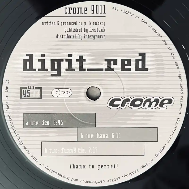 Digit Red - Untitled (1996) Special Discount