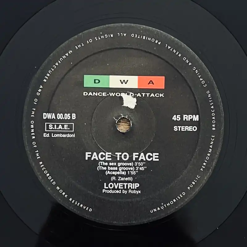 Shop Now Lovetrip - Face To Face (1989)